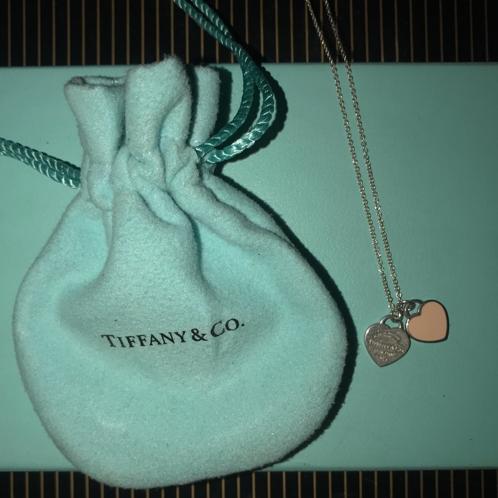 Tiffany & Co. Mini Double Heart Necklace